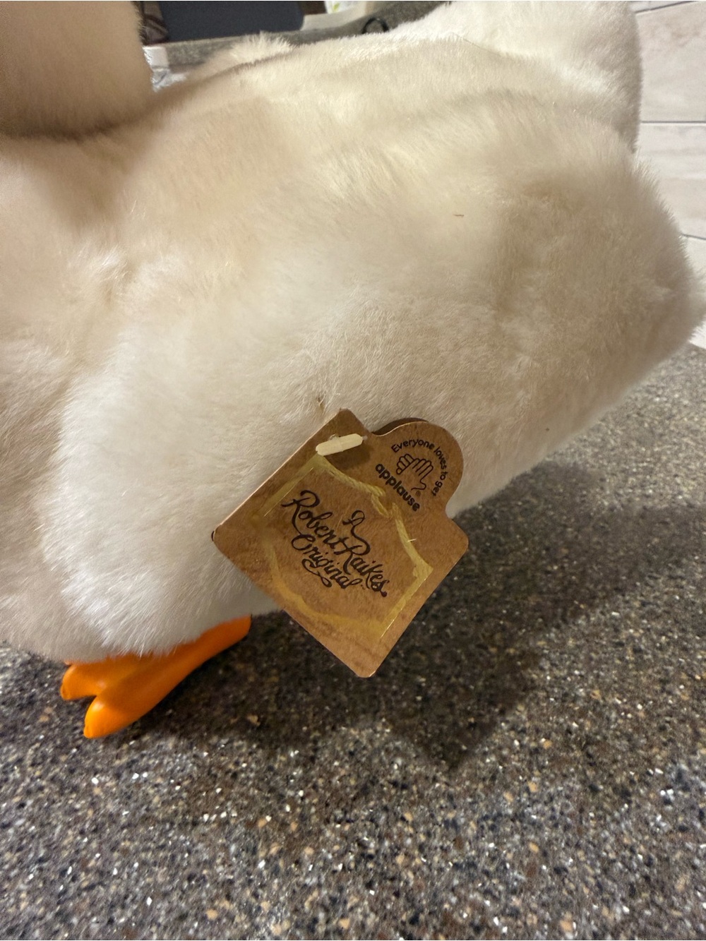 Vintage 1995 Robert Raikes Daffodil & Danny goose & bear plush collectible w/ ta - Picture 3 of 11